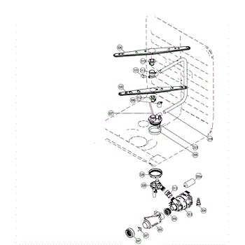 Parts for Dacor DDW24S: Wash System Parts
