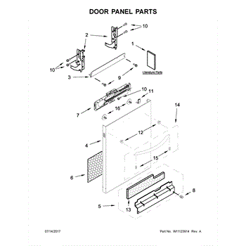 Kenmore dishwasher shops toe panel