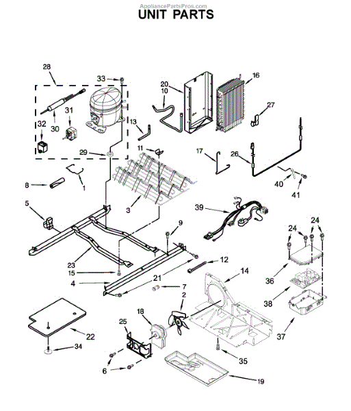 Parts for Whirlpool WRS325SDHZ01: Unit Parts - AppliancePartsPros.com