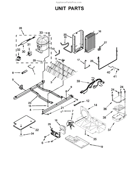 Parts for Whirlpool WRS325SDHB00: Unit Parts - AppliancePartsPros.com