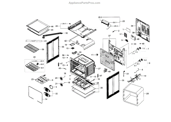 Parts for Samsung NE58F9500SS/AA-01: Main Parts - AppliancePartsPros.com