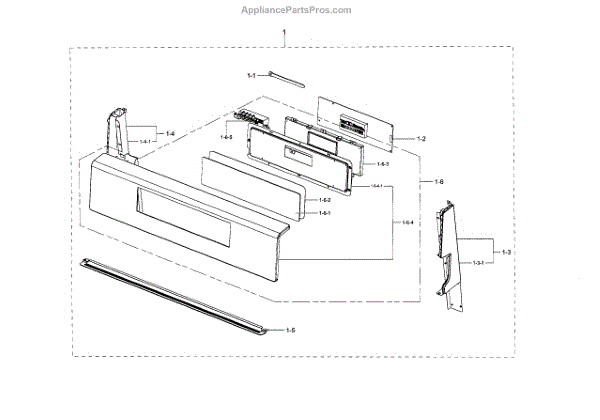 Parts for Samsung NX58H5600SS/AA-01: Control Panel Parts