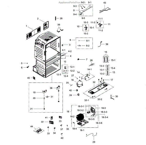 Parts for Samsung RF28HMEDBWW/AA03 Parts