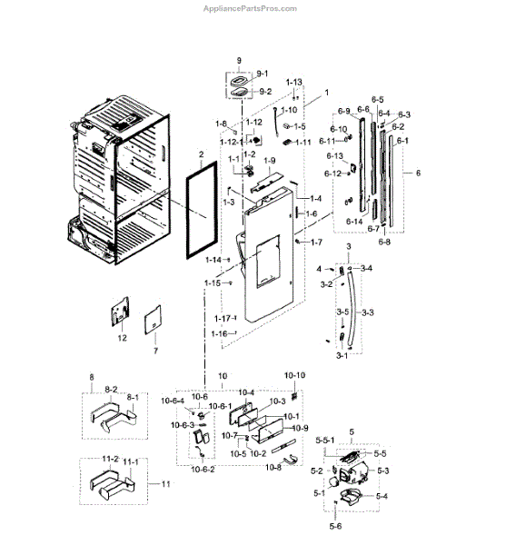 Parts For Samsung Rf28hdedbsr Aa