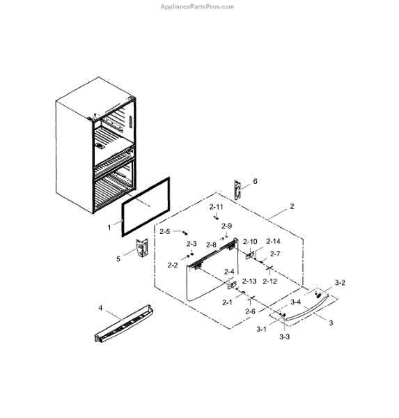 Parts for Samsung RF28HMEDBSR/AA02 DoorFreezer Parts