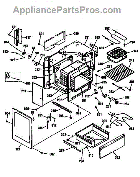 Parts for Kenmore 911.95575790 (91195575790, 911 95575790): Body Parts ...