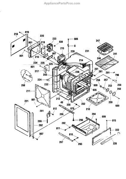 Parts For Kenmore 911 36769891 91136769891 911 36769891 Body Parts