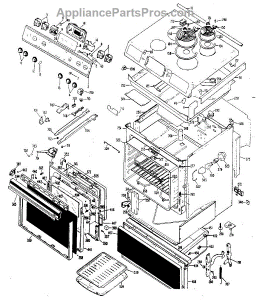 Parts For Kenmore 202 32 1988 20232 1988 202 32 1988 Electric   0005722160 4 