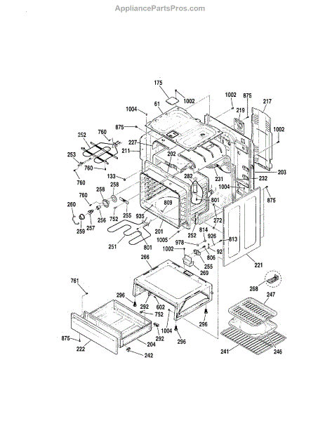 Parts for Kenmore 911.93600010 (91193600010, 911 93600010): Body Parts ...