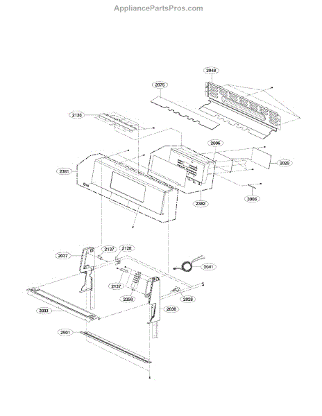 Parts for LG LRG3091ST/00: Controller Parts - AppliancePartsPros.com