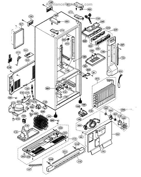 Parts for LG LFC20740SW/00: Case Parts - AppliancePartsPros.com