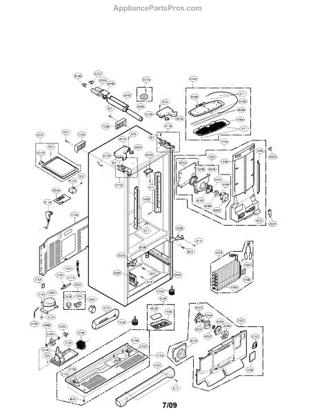 Parts for LG LFX28977ST/00: Case Parts - AppliancePartsPros.com