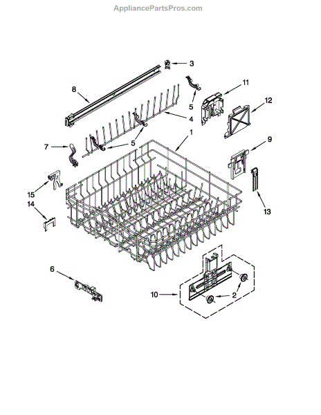 Parts for Kenmore 665.13963K015 (66513963K015, 665 13963K015): Upper ...