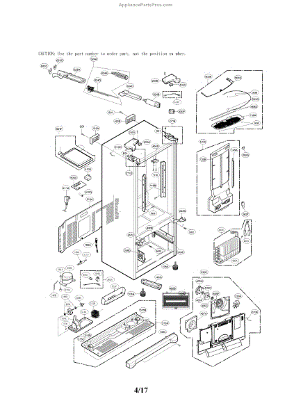 Parts for LG LFX28968ST/03: Case Parts - AppliancePartsPros.com