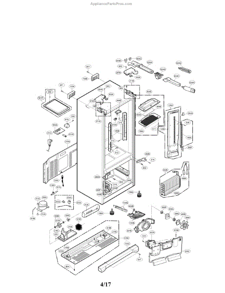 Parts for LG LFX25976ST/03: Case Parts - AppliancePartsPros.com