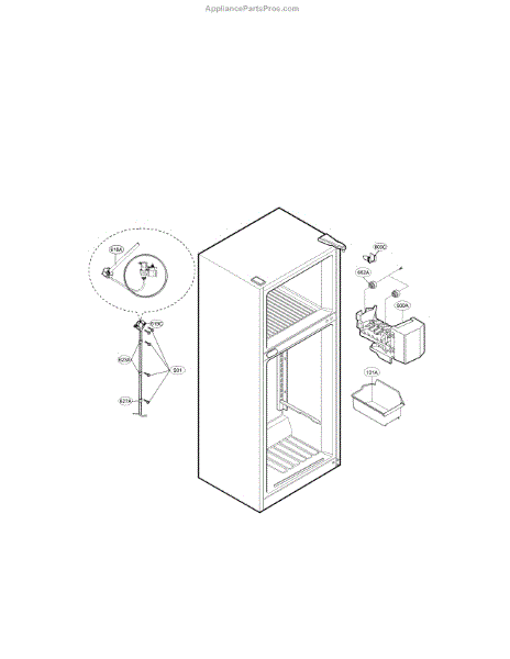 Parts for LG LTCS24223S/00: Ice Maker Parts - AppliancePartsPros.com