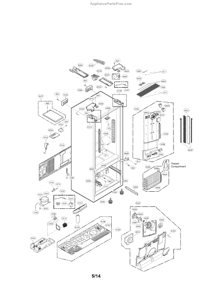 Parts for LG LFX29945ST/00: Case Parts - AppliancePartsPros.com