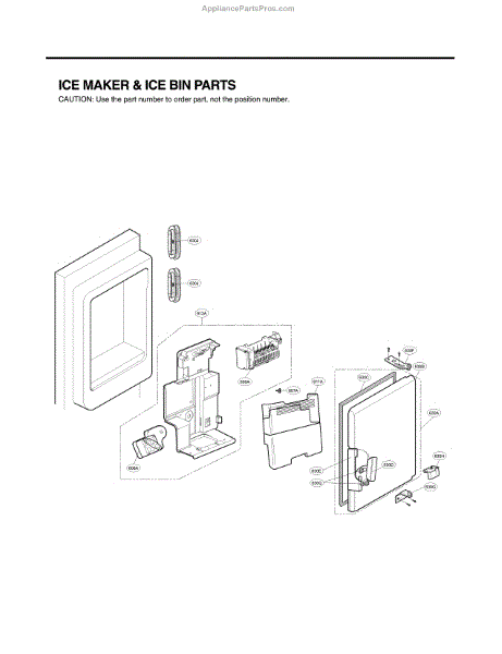 Parts for LG LFXS30726S/02: Ice Maker Parts - AppliancePartsPros.com