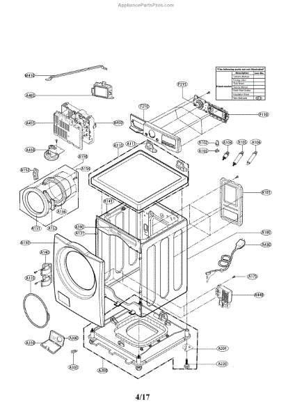 Parts for LG WM3570HVA/01: Control Panel Parts - AppliancePartsPros.com