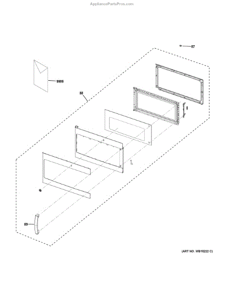 Parts for GE PVM9215SF3SS: Door Parts - AppliancePartsPros.com