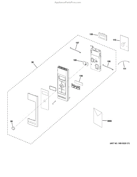 Parts for GE PVM9215SF1SS: Control Parts - AppliancePartsPros.com