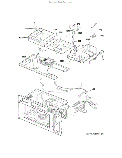 Parts for GE PVM9179SF2SS: Interior Parts (2) Parts