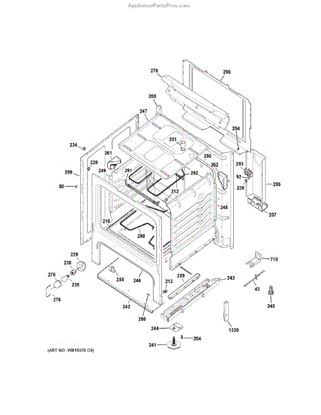 Parts for GE JBS360DM1WW: Body Parts - AppliancePartsPros.com