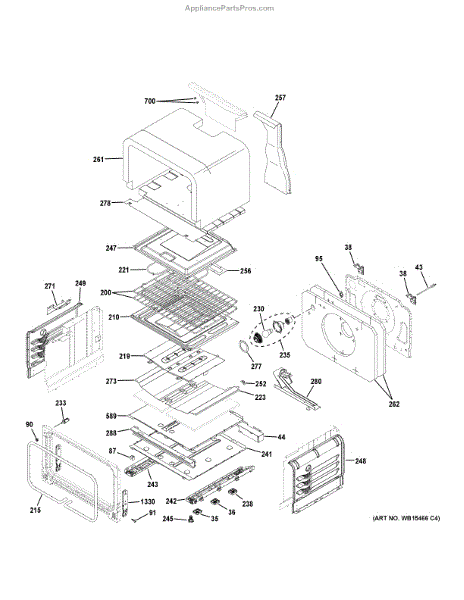 Parts for GE JGB860SEJ6SS: Lower Oven Parts - AppliancePartsPros.com