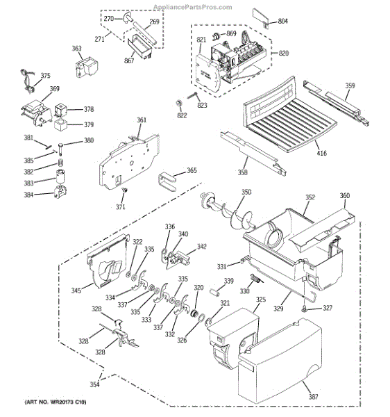Parts for GE GSH22JSDDSS Ice Maker & Dispenser Parts