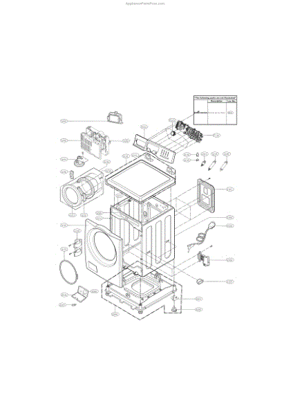 Parts for Kenmore 796.41272211 (79641272211, 796 41272211): Control