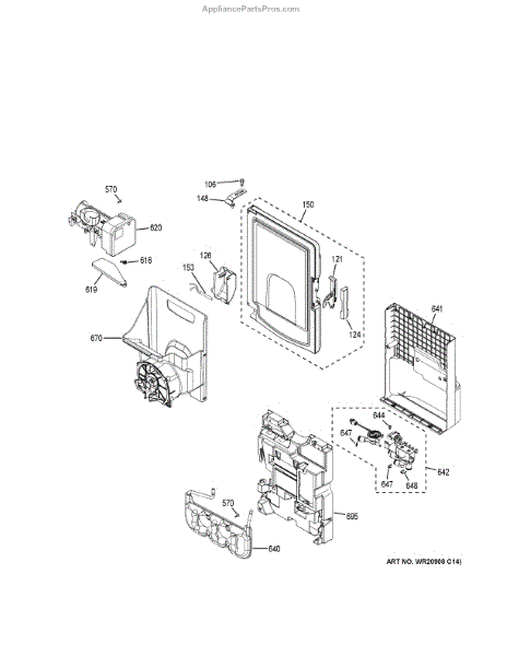 Parts for GE PYE22KSKBSS: Ice Maker & Dispenser Parts ...