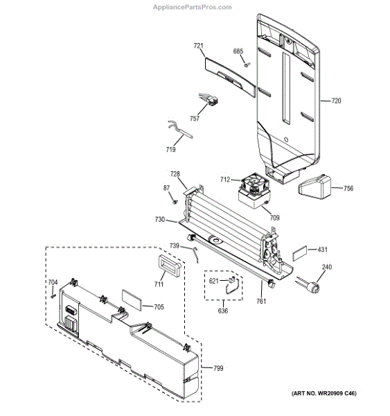 Parts For Ge Gfe29hmejes Fresh Food Section Parts