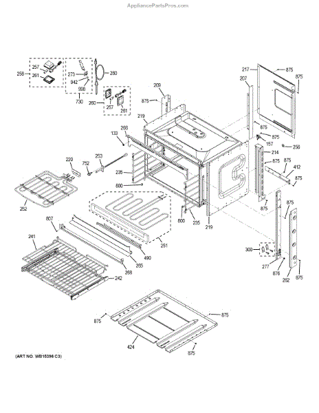 Parts for GE PT7800SH5SS: Body Parts - AppliancePartsPros.com