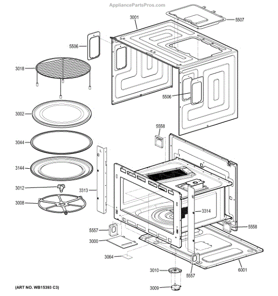 Parts for GE CT9800SJ2SS Oven Cavity Parts