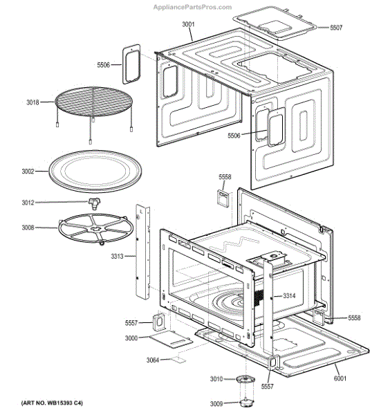 Parts for GE PT7800SH1SS Oven Cavity Parts