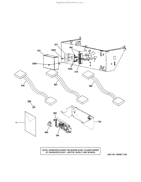 Parts for GE GUD27ESSJ0WW: Controls Parts - AppliancePartsPros.com