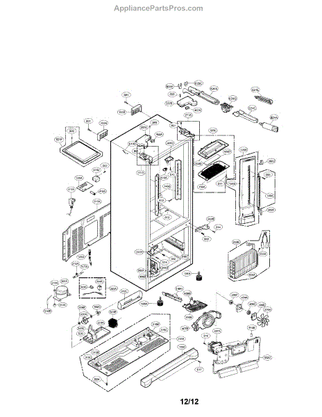 Parts for LG LFX21976ST/06: Case Parts - AppliancePartsPros.com