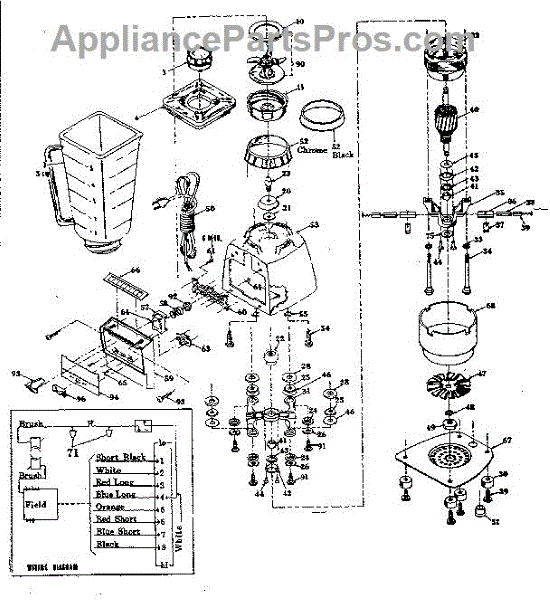 Parts for Kenmore 663.82510 (66382510, 663 82510) Replacement Parts