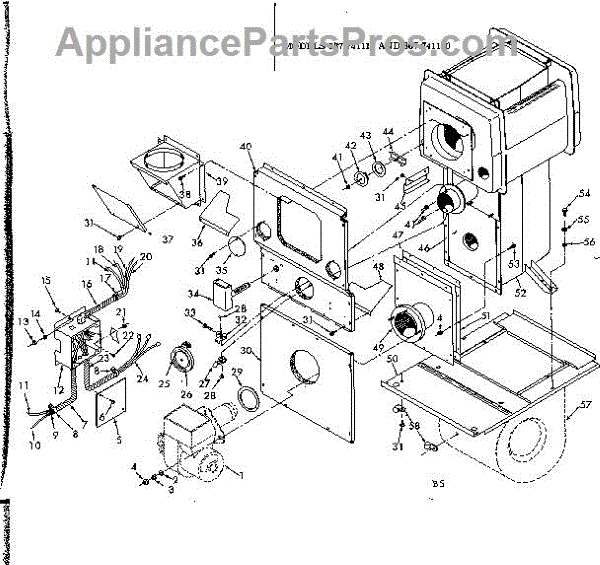 Parts for Kenmore 867.741110 (867741110, 867 741110) Oil Burner Parts