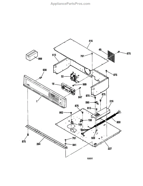 Parts for Kenmore 911.47089100 (91147089100, 911 47089100): Control ...