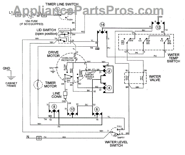 Parts For Maytag Mav4057aww Wiring Information Parts