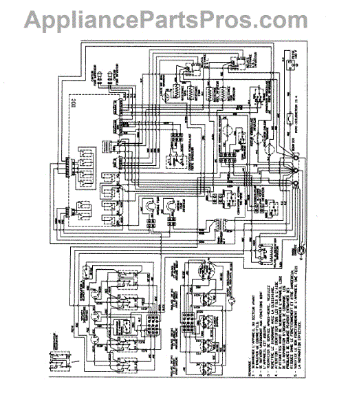 Parts for Maytag MER6872BCS: Wiring Information (frch ... maytag gemini double oven wiring diagram 