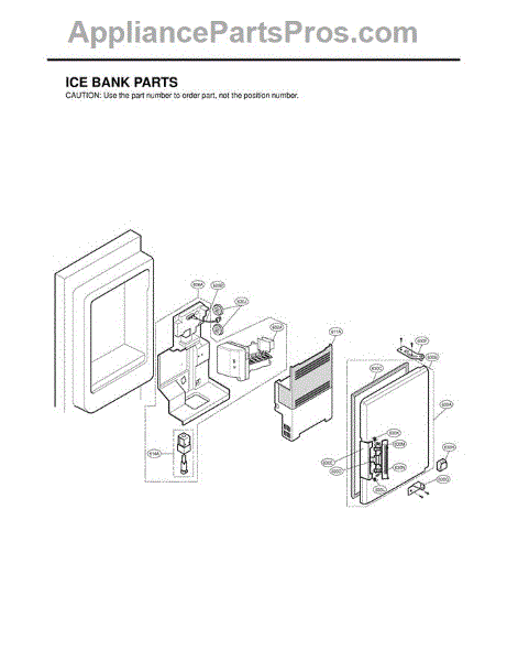 Parts for LG LFX25975ST / ASTCLGA: Section 7 Parts - AppliancePartsPros.com