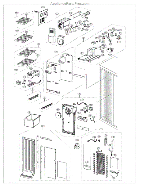 Parts for Samsung RS261MDRS/XAA: Freezer Parts - AppliancePartsPros.com