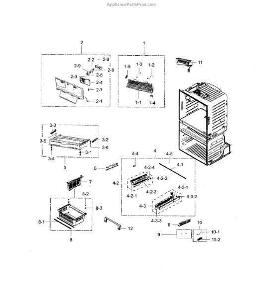 Parts For Samsung Rf28hmedbsr Aa