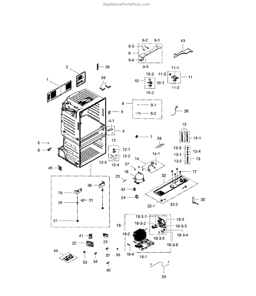 Parts For Samsung Rf28hmedbsr Aa