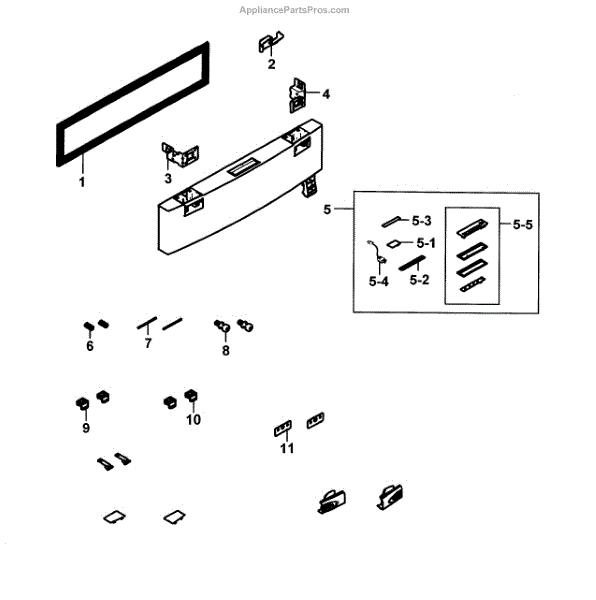 Parts for Samsung RF28HMEDBWW/AA0000 Flexzone Door Parts