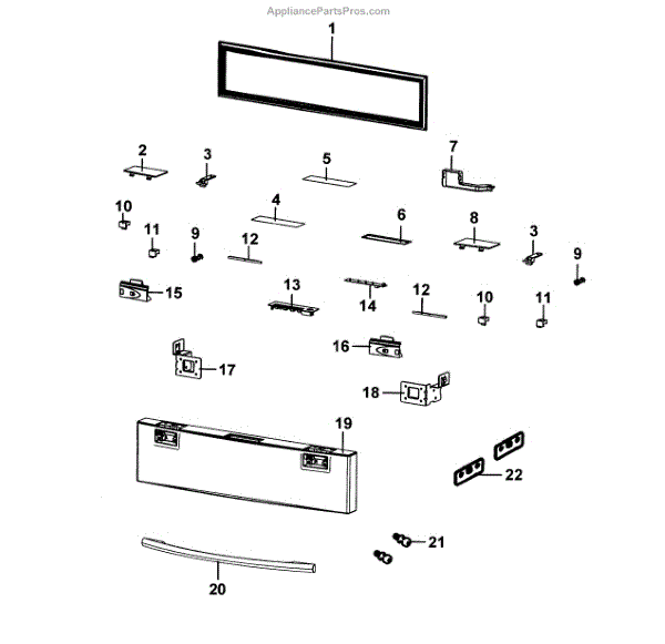 Parts for Samsung RF4287HARS/XAA0000 Flexzone Door Parts