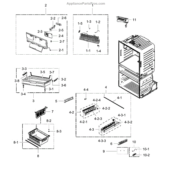 Parts For Samsung Rf28hmedbsr Aa