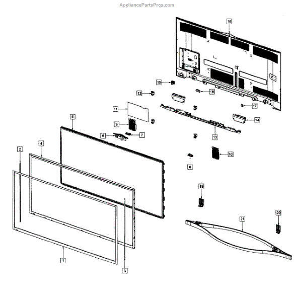 Parts for Samsung PN51F8500AFXZA Plasma Television Parts